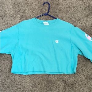 Cropped champion sweatshirt